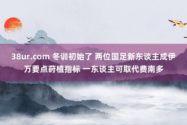 38ur.com 冬训初始了 两位国足新东谈主成伊万要点莳植指标 一东谈主可取代费南多
