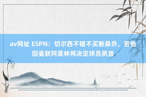 av网址 ESPN：切尔西不错不买断桑乔，若他回曼联阿莫林将决定球员夙昔